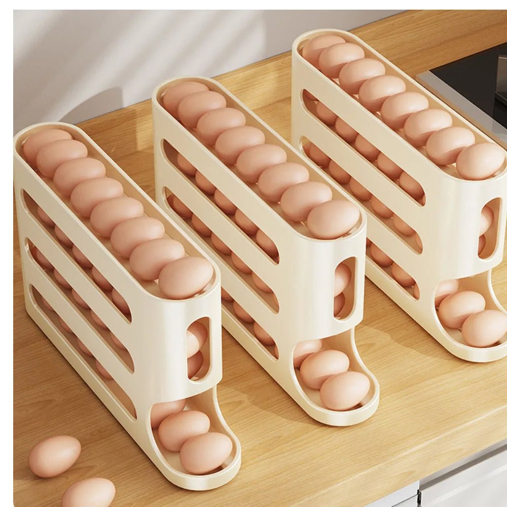 4-Tier Fridge Egg Storage Rack