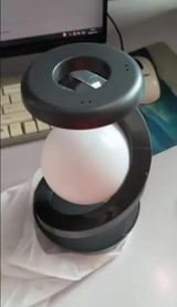 Rotating Moon Desk Lamp with Wireless Charging 3